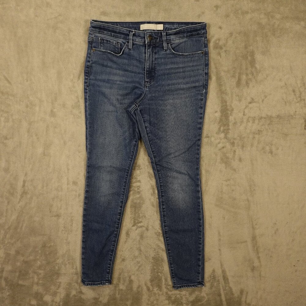 Athleta Sculptek‎ Jeans High Rise Skinny Women's 8 Blue Denim